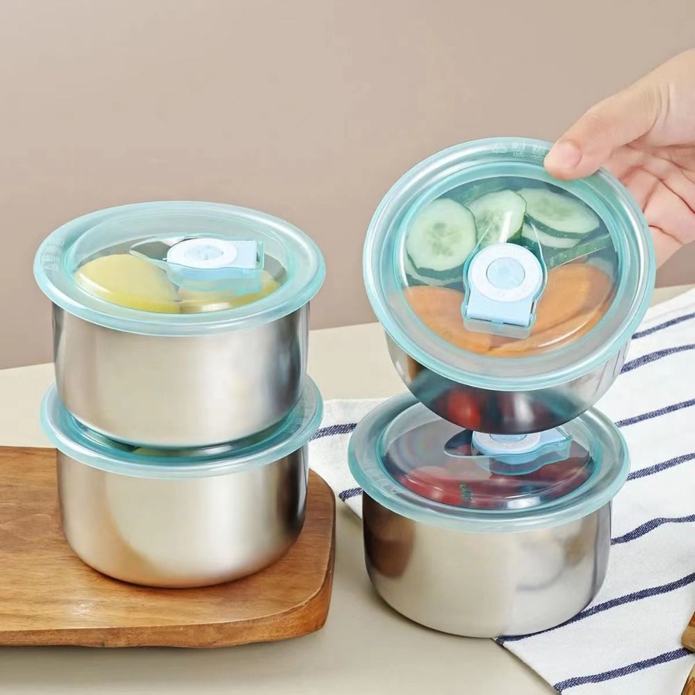 Meal Prep Frozen - Caja fresca sellada multifunción, cuenco redondo