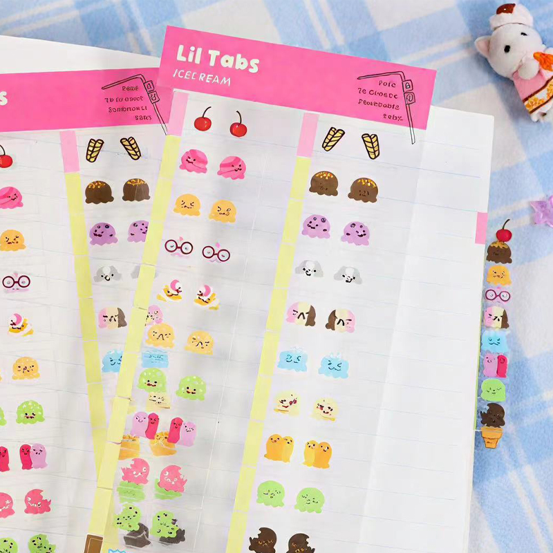 Meal Prep Notebook - 22/44 piezas de pestañas decorativas y