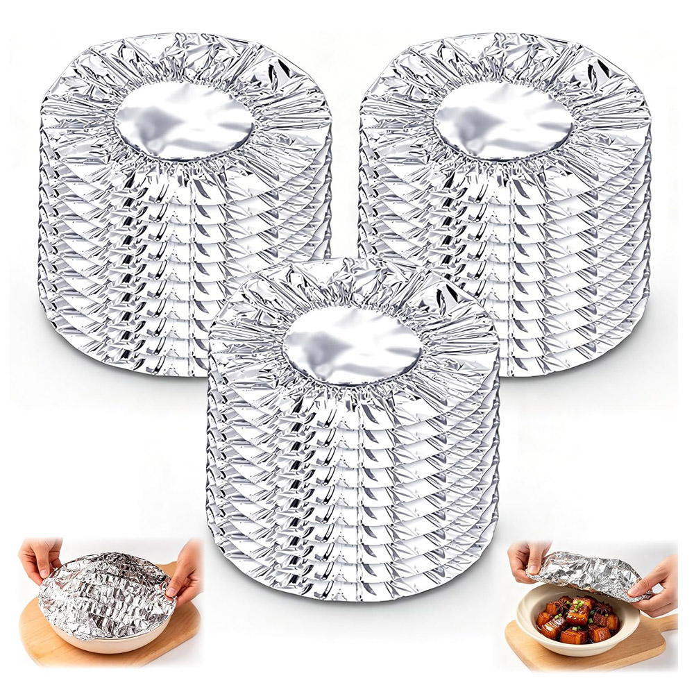 Meal Prep Plan - Cubiertas Reutilizables de Papel de Aluminio