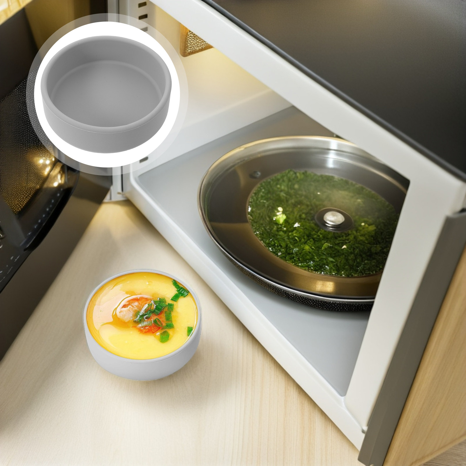 Meal Prep Eggs - Juego de 3 Moldes de Silicona