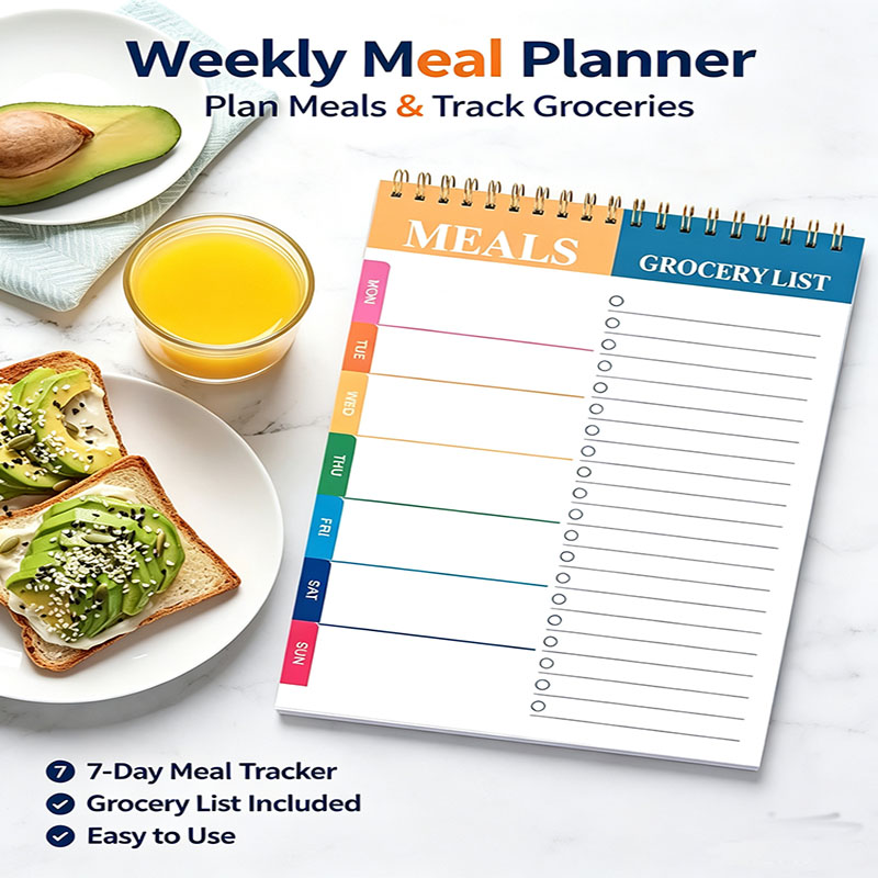 Meal Prep Plan - Bloc de Notas para Planificación Semanal
