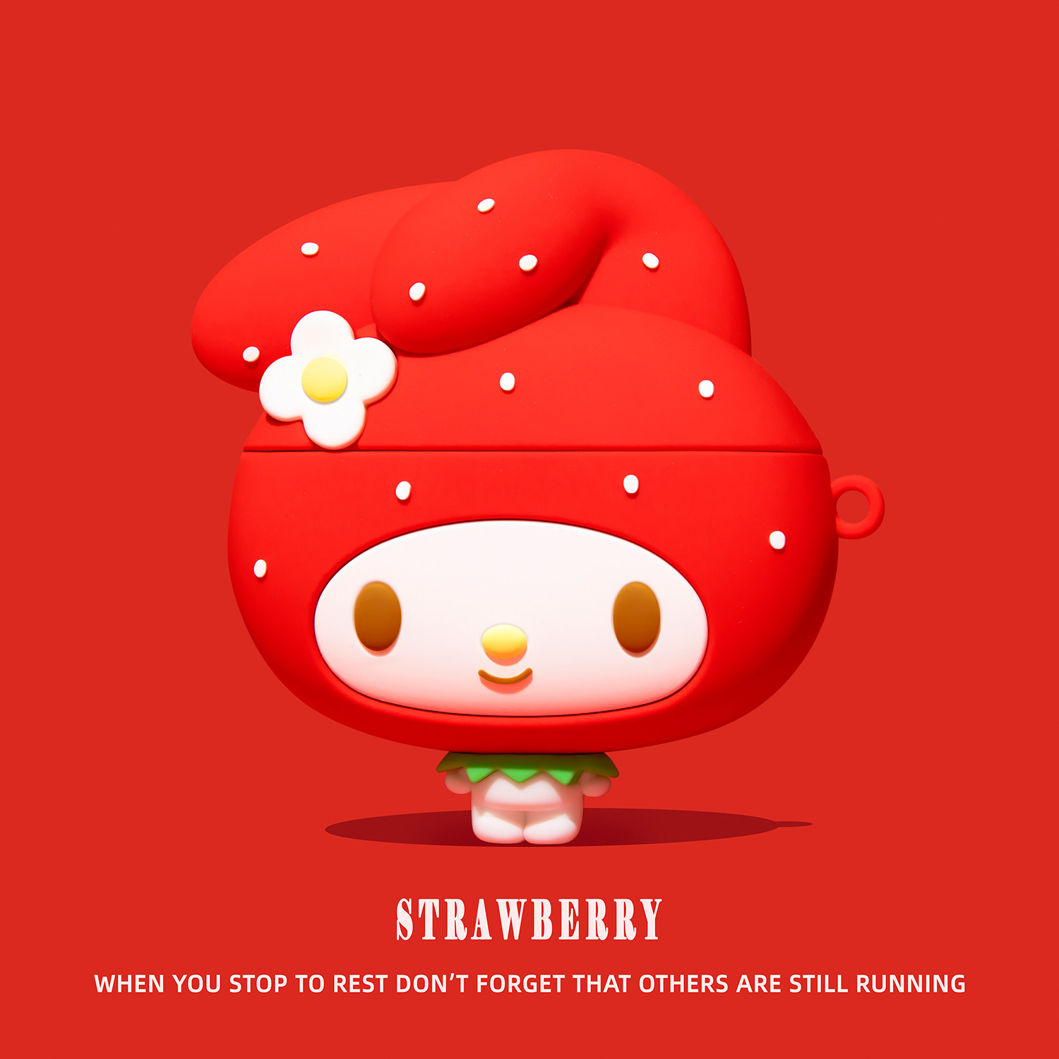 Strawberry Huller - Funda de silicona para auriculares Airpods