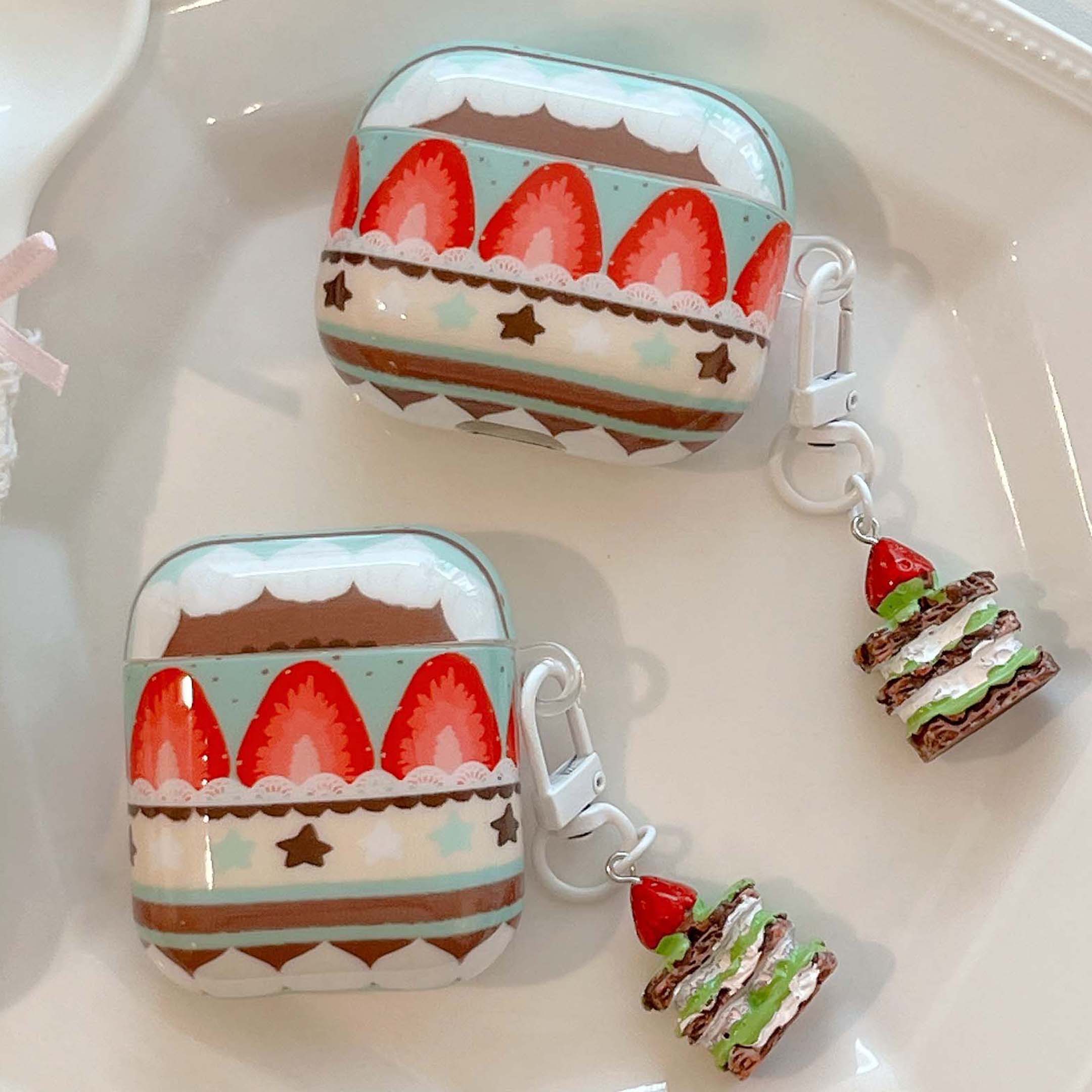 Strawberry Huller - Linda funda para auriculares con diseño