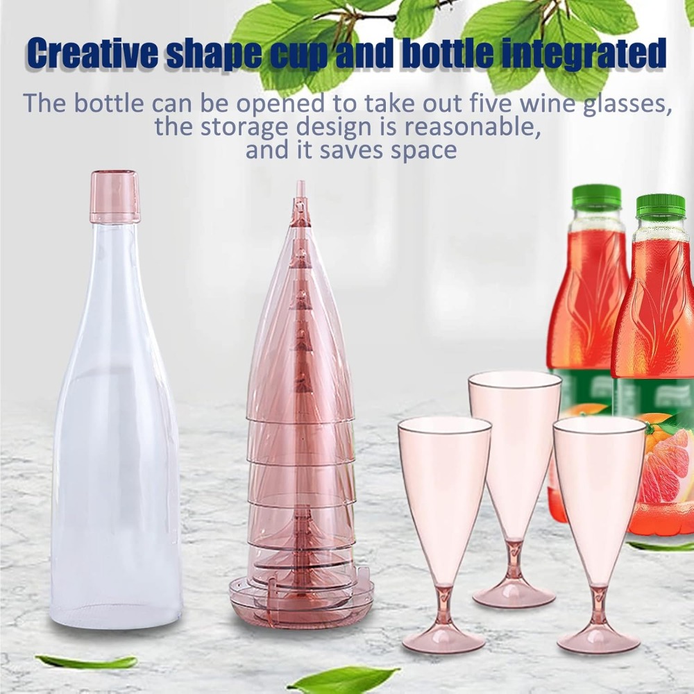 Glass Container Set - Nuevo Juego de Copas de Vino