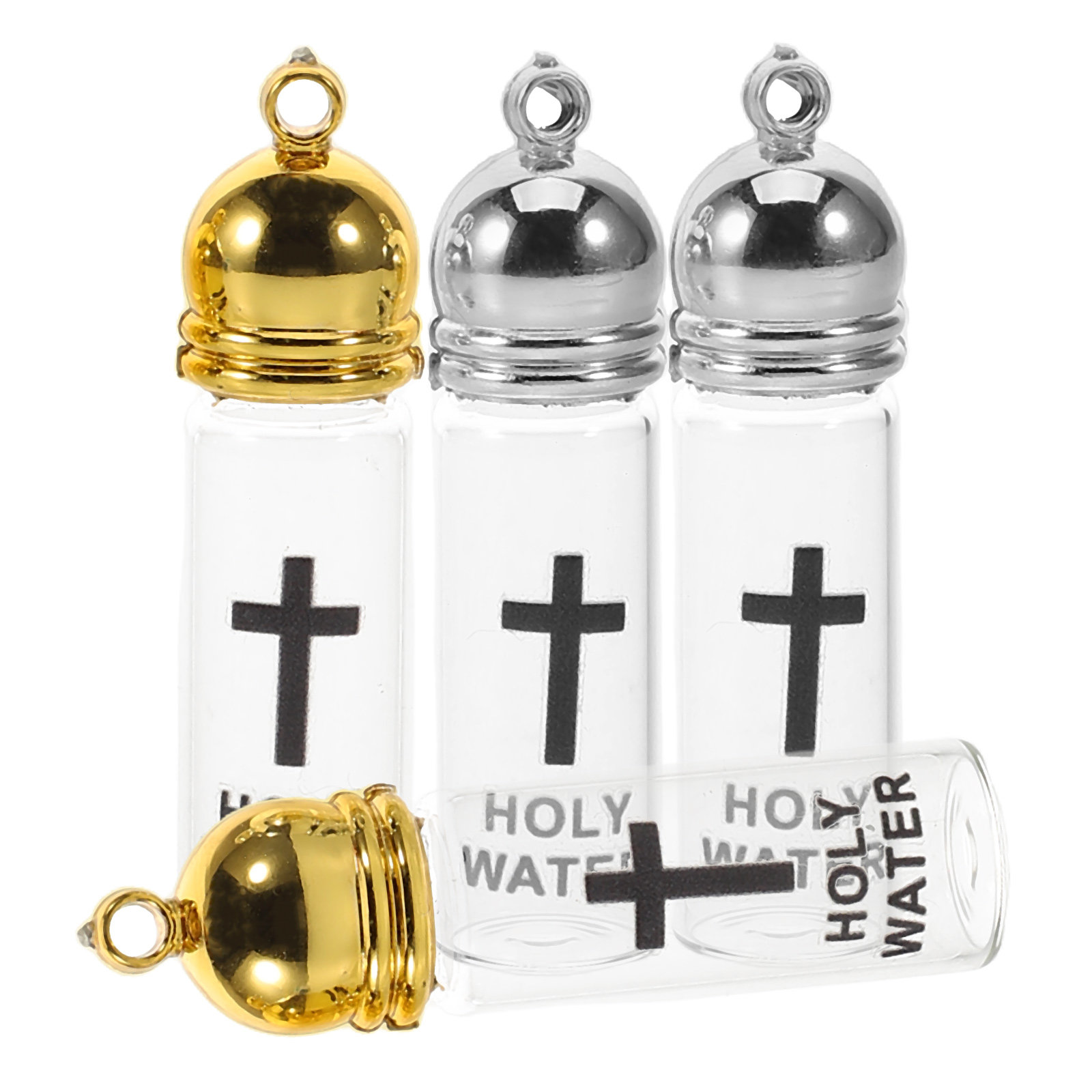 Glass Container Set - Juego de 4 Botellas de Agua