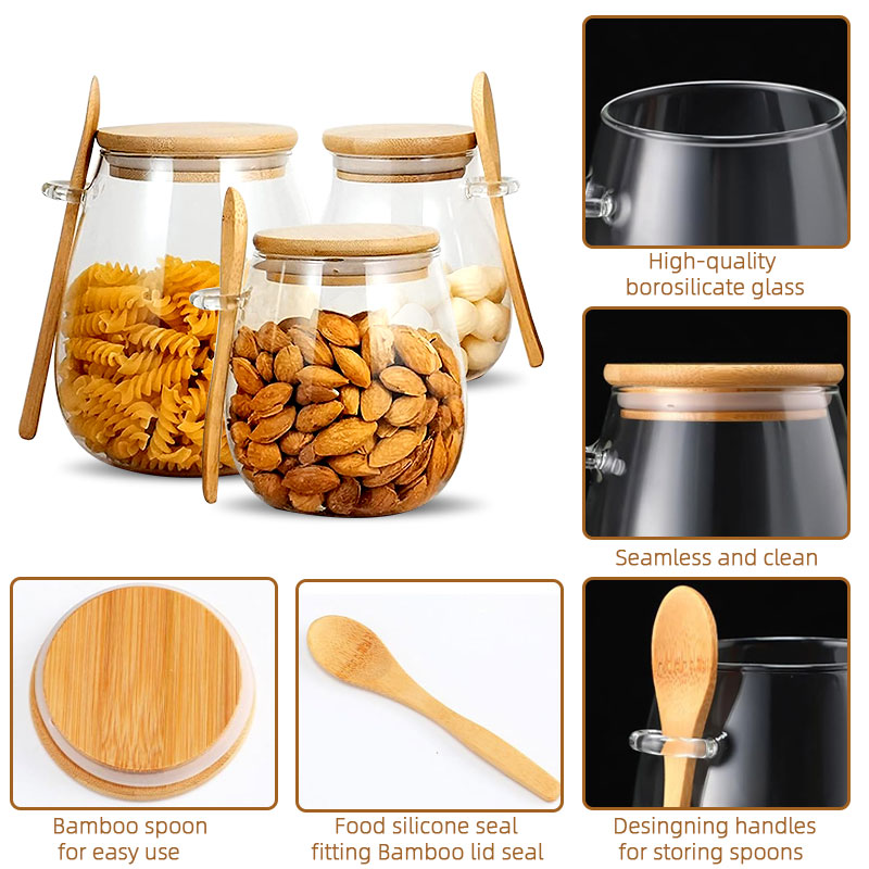 Tarro de vidrio sellado de 34o - Meal Prep Glass Containers With Lids reseña y precio