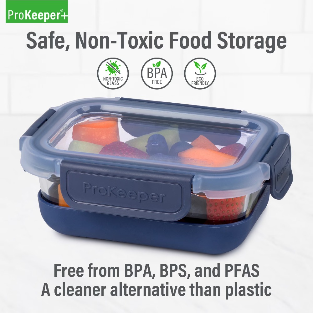 Paquete de 2 recipientes de vi - Meal Prep Glass Containers With Lids reseña y precio