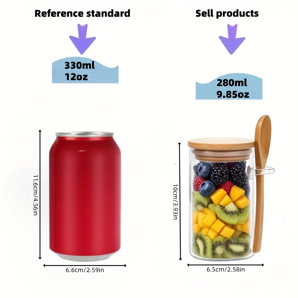 4/8/12 piezas, tazas para desa - Meal Prep Glass Containers With Lids reseña y precio