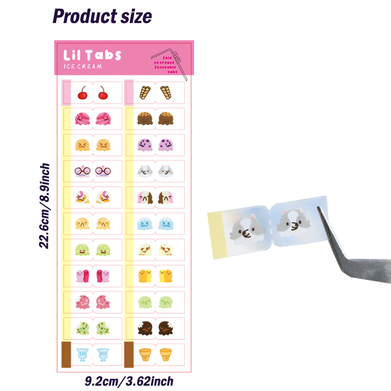 22/44 piezas de pestañas decor - Meal Prep Notebook reseña y precio