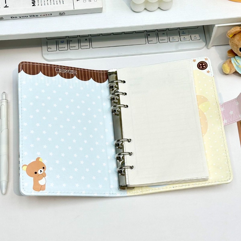 Nuevo cuaderno Rilakkuma A6 20 - Meal Prep Notebook reseña y precio