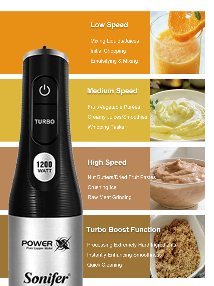 Batidora de Mano Sonifer SF-81 - Meal Prep Smoothies reseña y precio