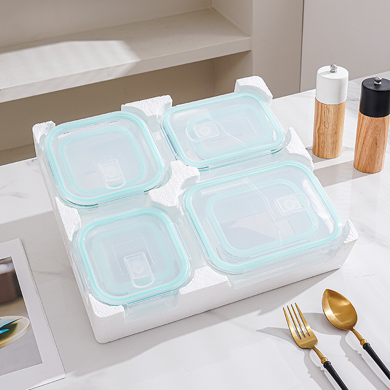 Juego de 8 Recipientes de Vidr - Meal Prep Glass Containers With Lids reseña y precio