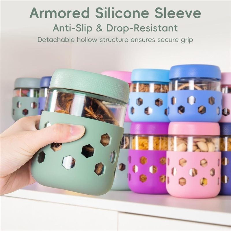 Frascos de vidrio suave con ta - Meal Prep Glass Containers With Lids reseña y precio