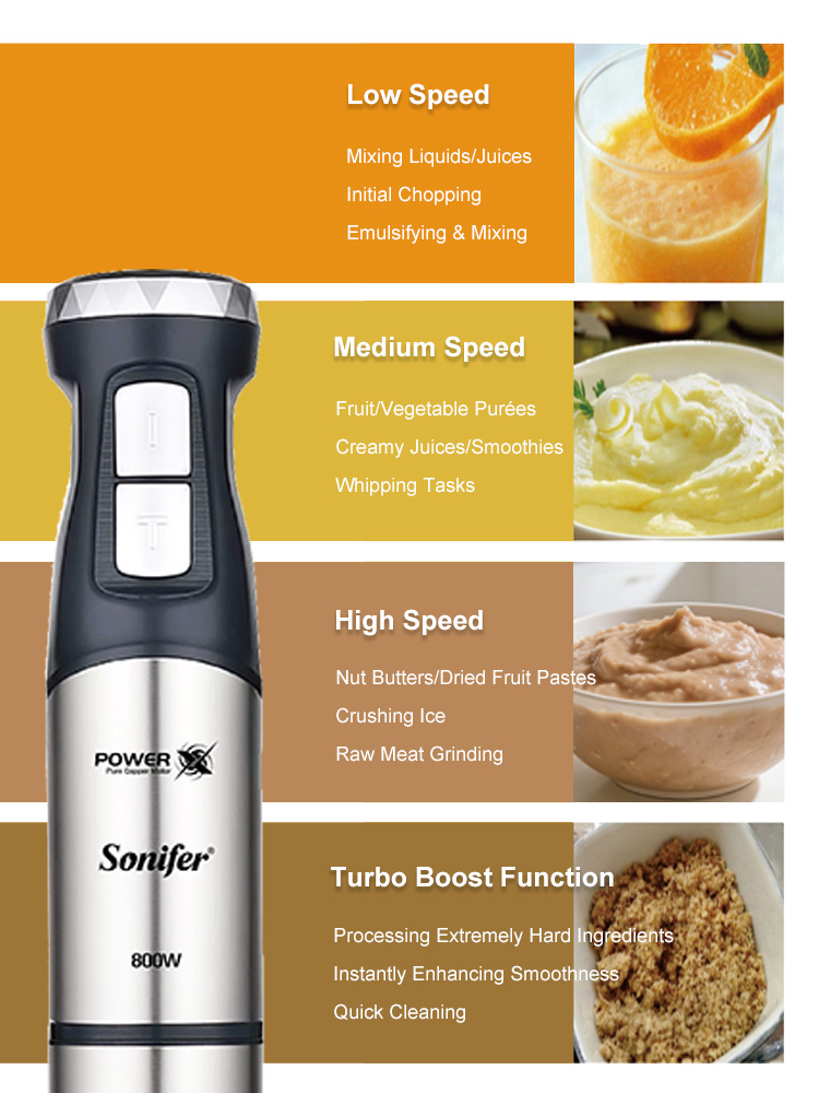 Batidora de Mano Sonifer SF-81 - Meal Prep Smoothies reseña y precio