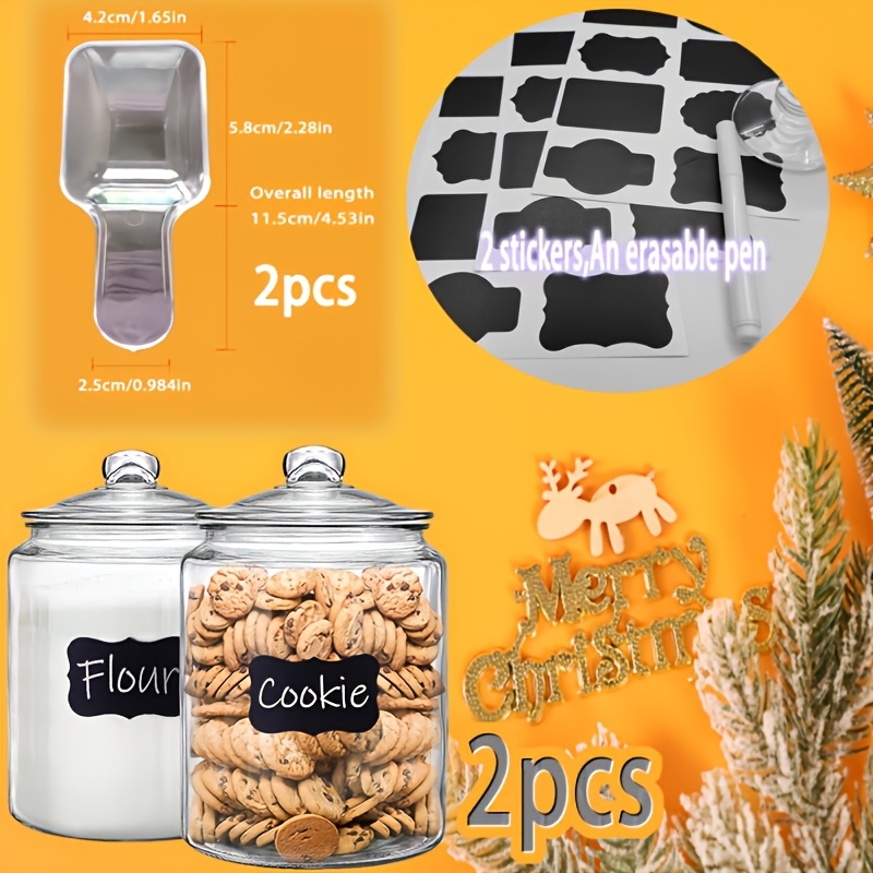 2 tarros de vidrio para despen - Glass Container Set reseña y precio