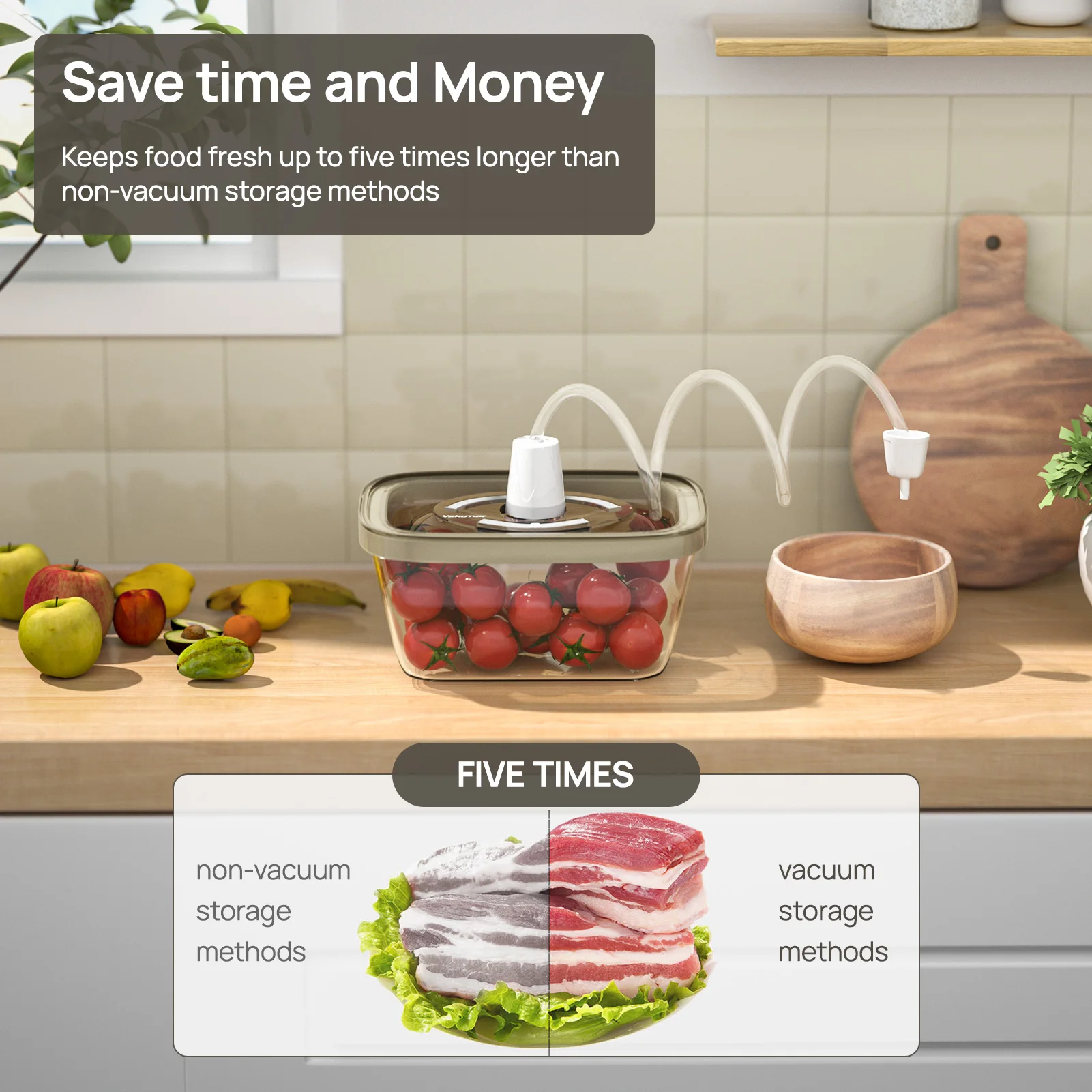 Vakumar-contenedores de vidrio - Meal Prep Glass Containers With Lids reseña y precio