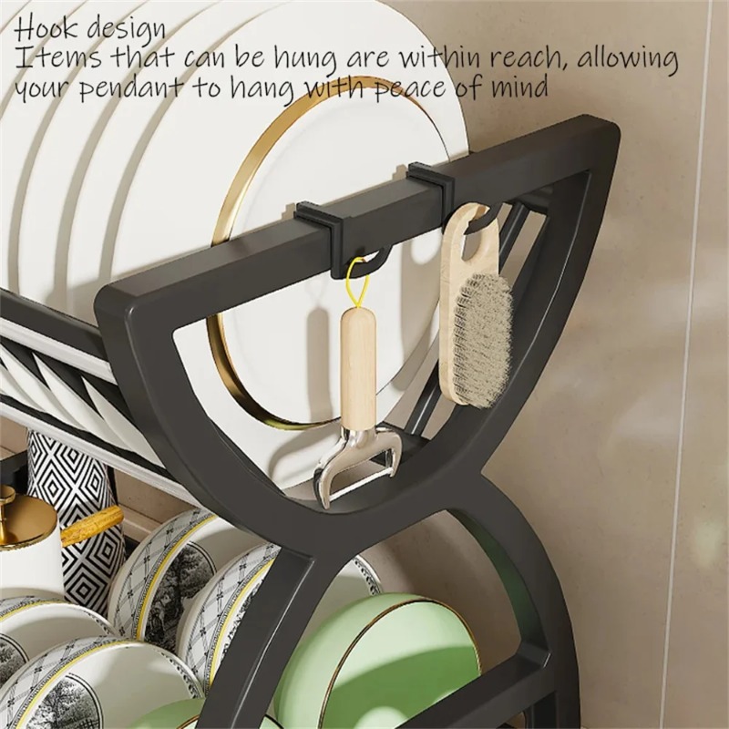 Escurridor de Platos de 2 Nive - Meal Prep Organizer reseña y precio