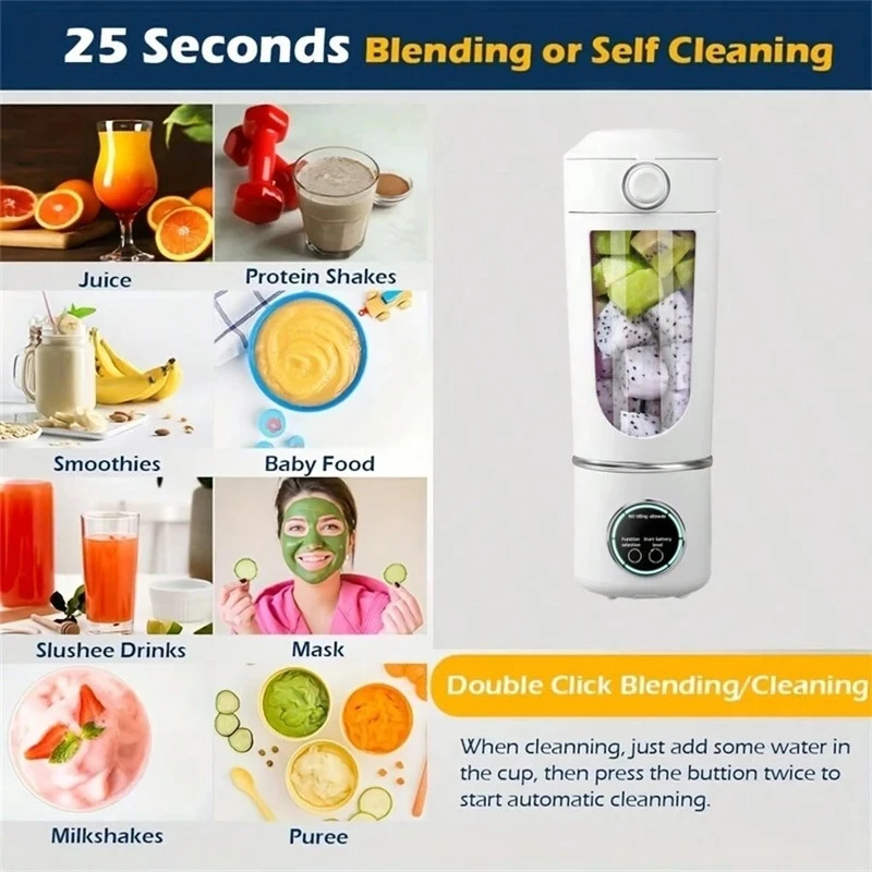 Nuevo licuadora portátil para  - Meal Prep Juice Bottles reseña y precio