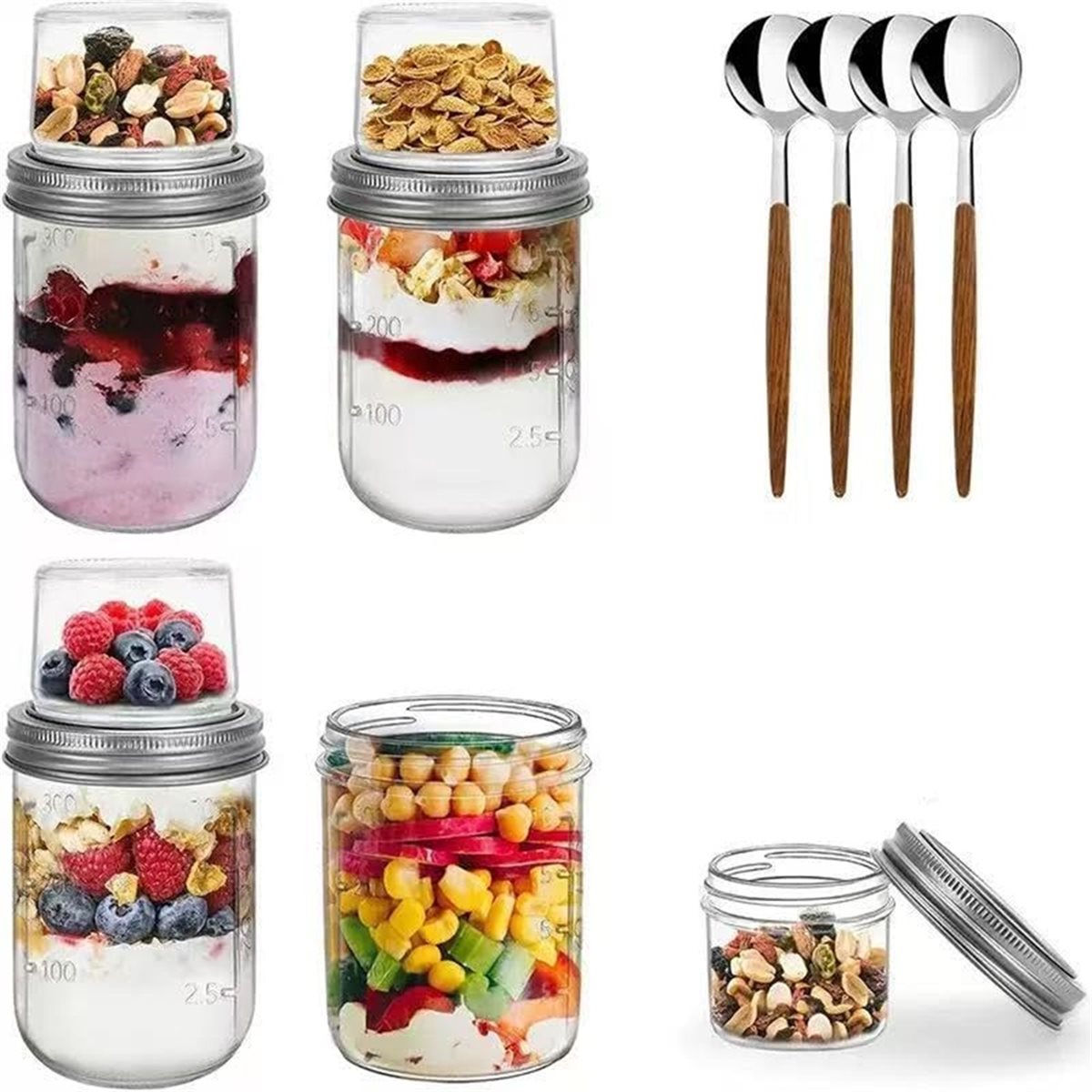 Recipientes BAAE para Overnigh - Meal Prep Glass Containers With Lids reseña y precio