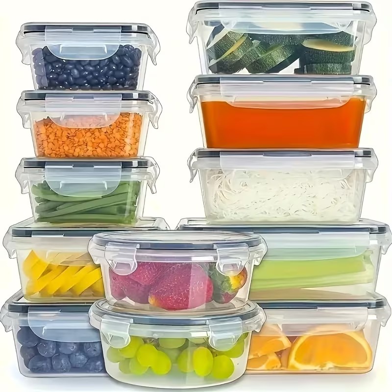 Juego de 4 Recipientes Transpa - Glass Container Set reseña y precio