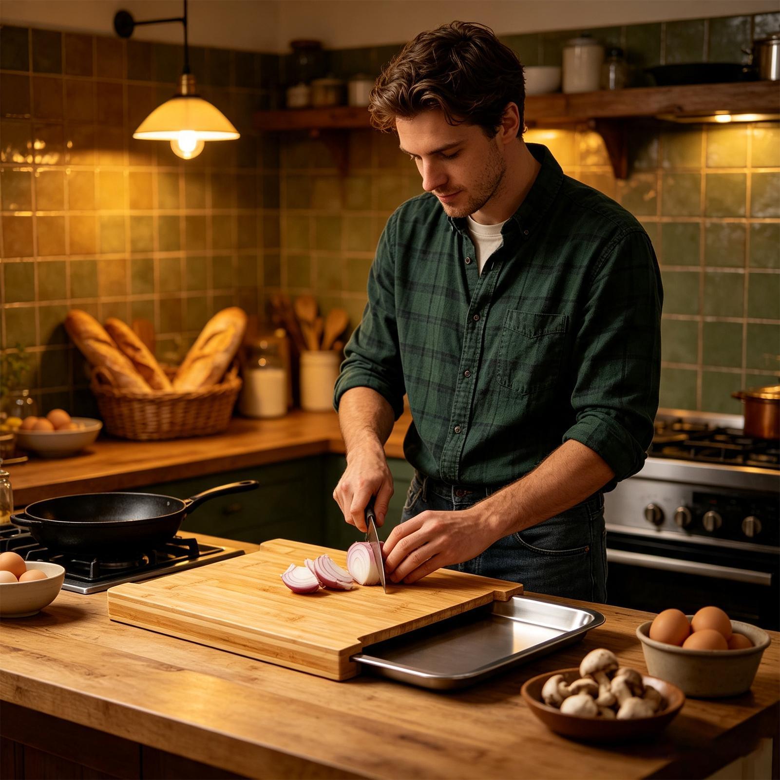 Tablas de cortar de madera par - Meal Prep For Cutting reseña y precio