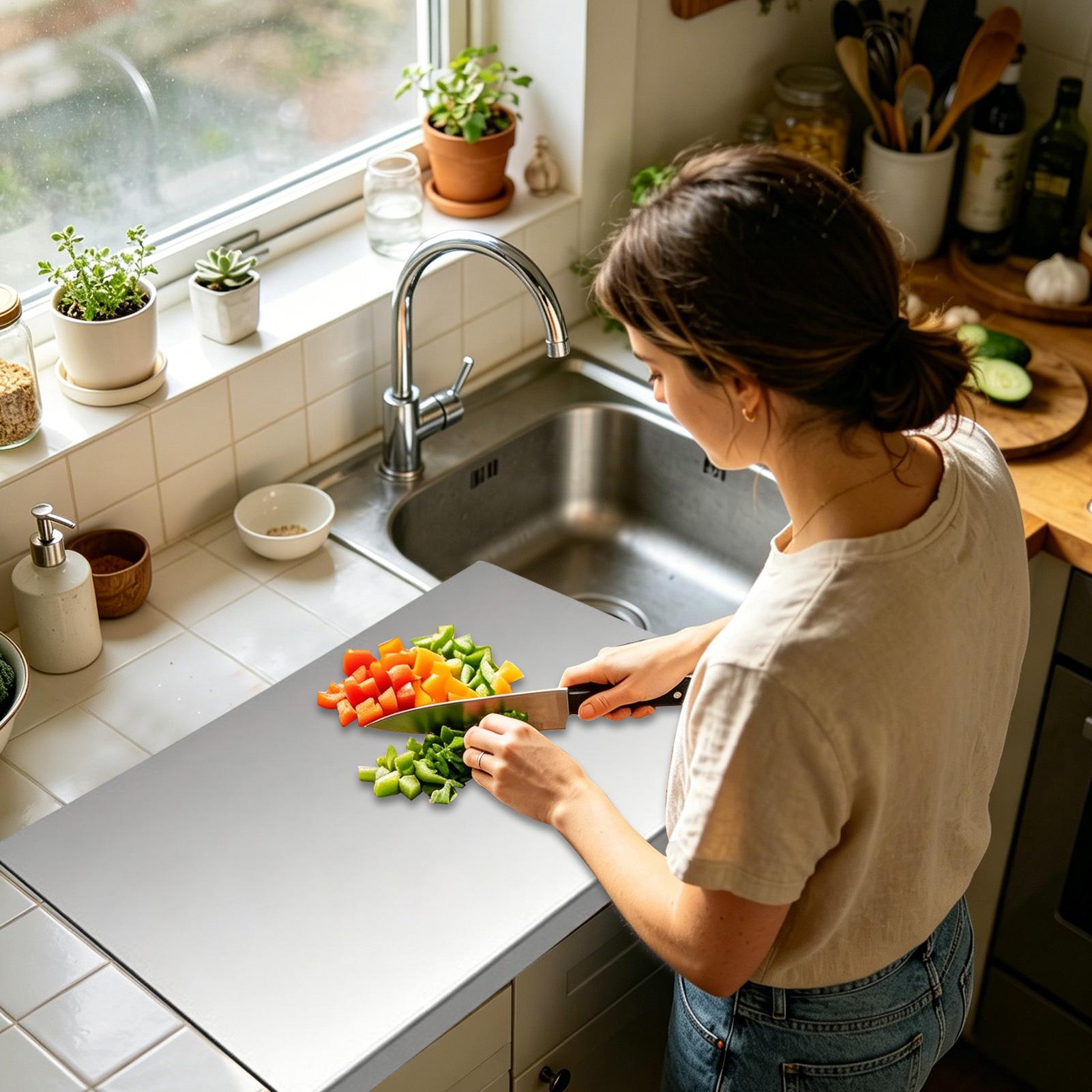Tabla de cortar de acero inoxi - Meal Prep For Cutting reseña y precio