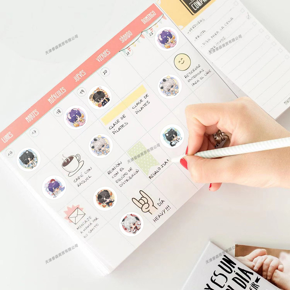 Rollo de 500 Uds. De pegatinas - Meal Prep Notebook reseña y precio