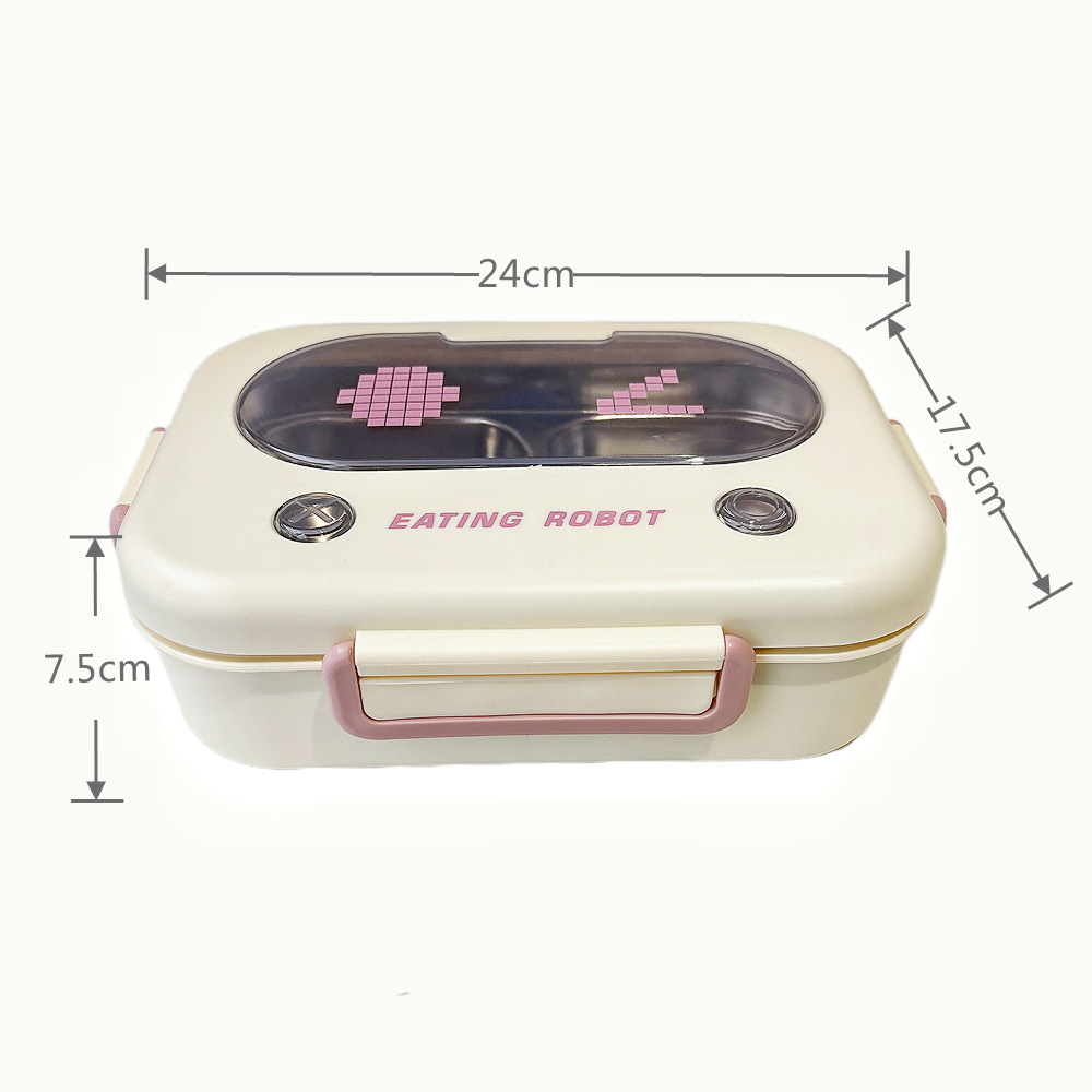 Caja Bento térmica de acero in - Meal Prep Organizer reseña y precio