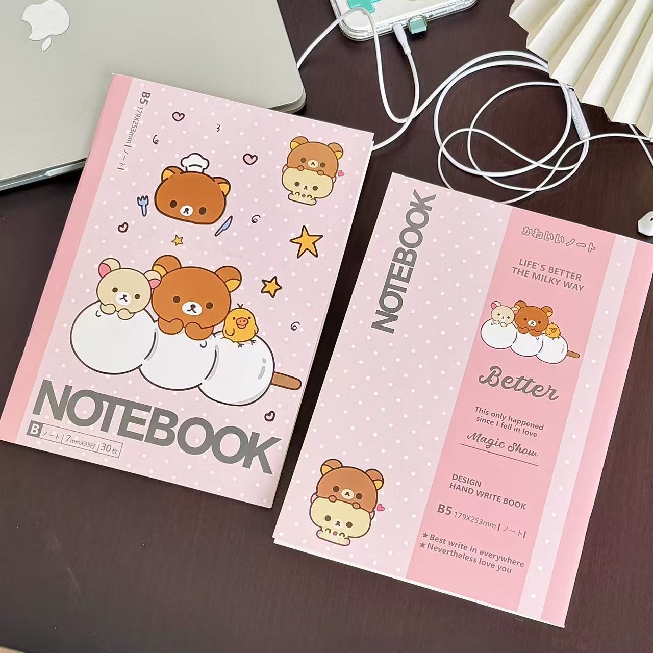 Cuaderno Kawaii Rilakkuma con  - Meal Prep Notebook reseña y precio