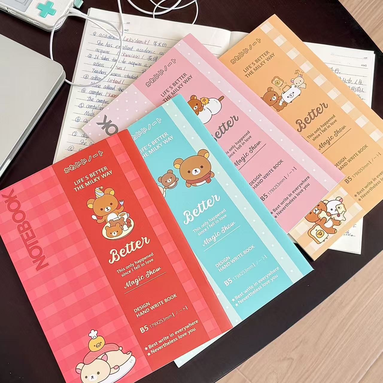 Cuaderno Kawaii Rilakkuma con  - Meal Prep Notebook reseña y precio
