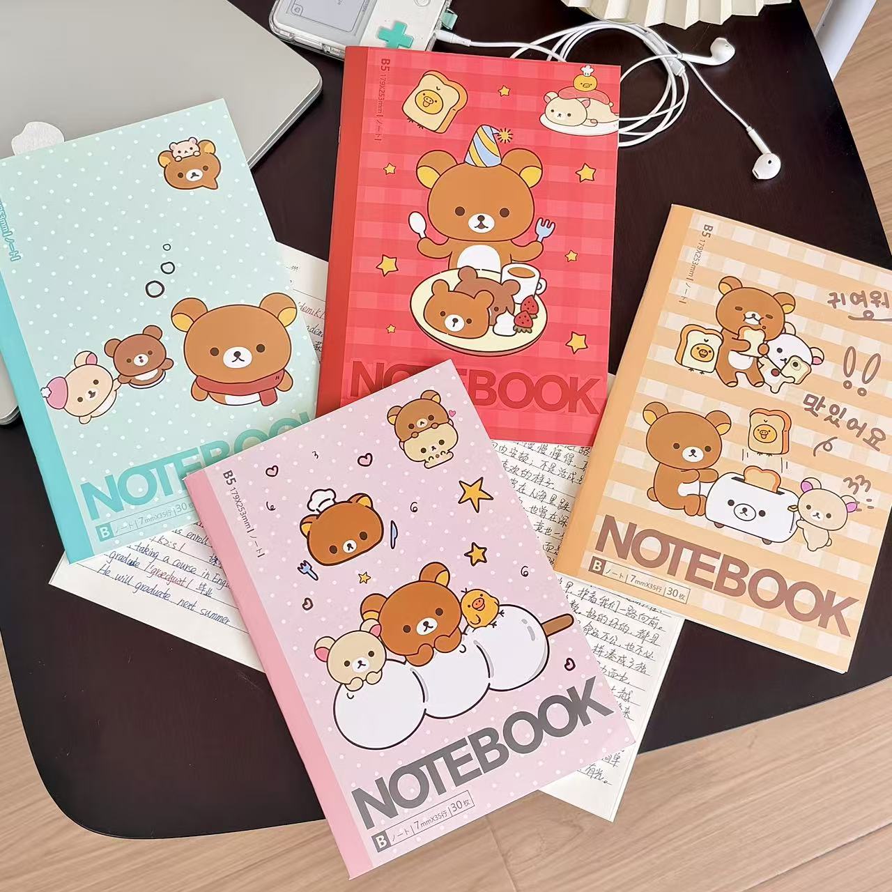 Cuaderno Kawaii Rilakkuma con  - Meal Prep Notebook reseña y precio