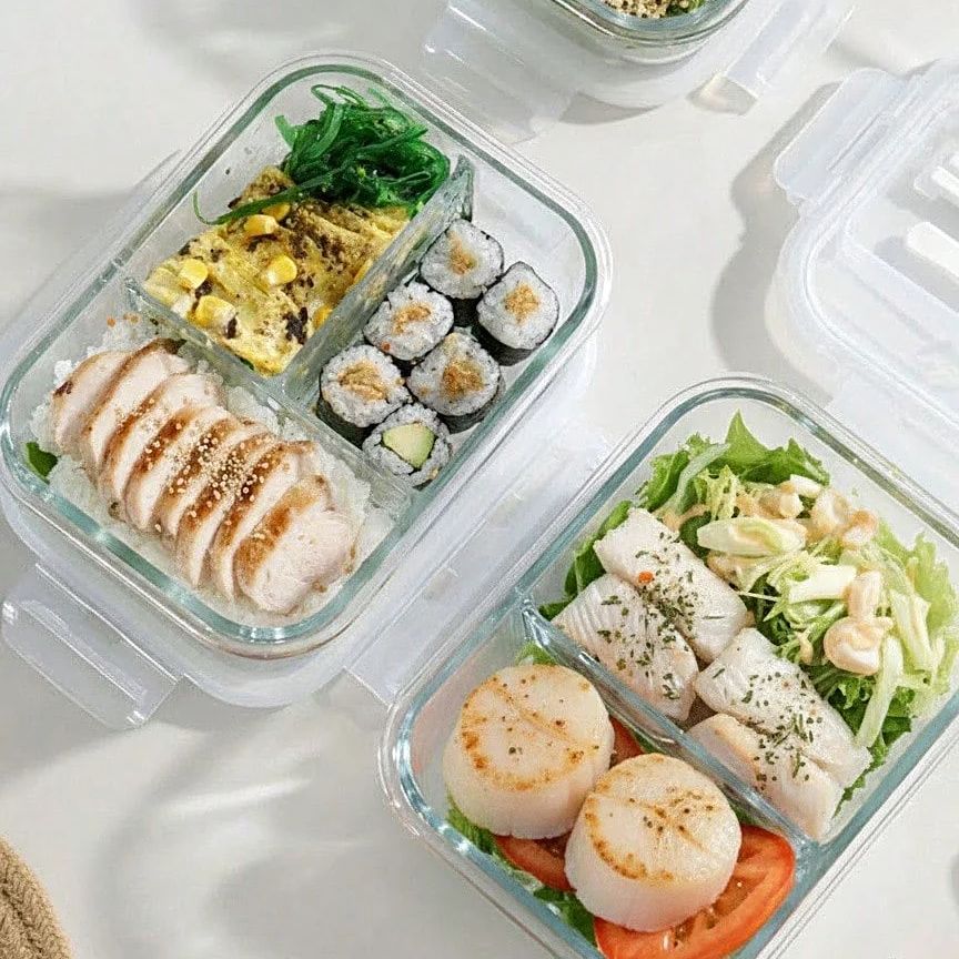 Recipiente de vidrio para alma - Meal Prep Plan reseña y precio