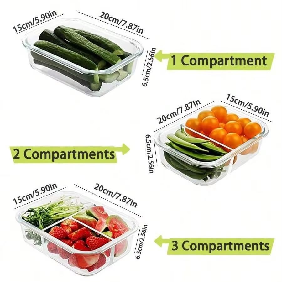 Recipiente de vidrio para alma - Meal Prep Plan reseña y precio