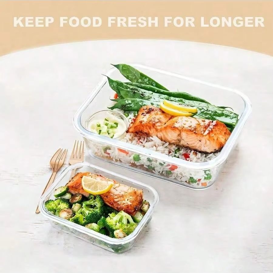 Recipiente de vidrio para alma - Meal Prep Plan reseña y precio