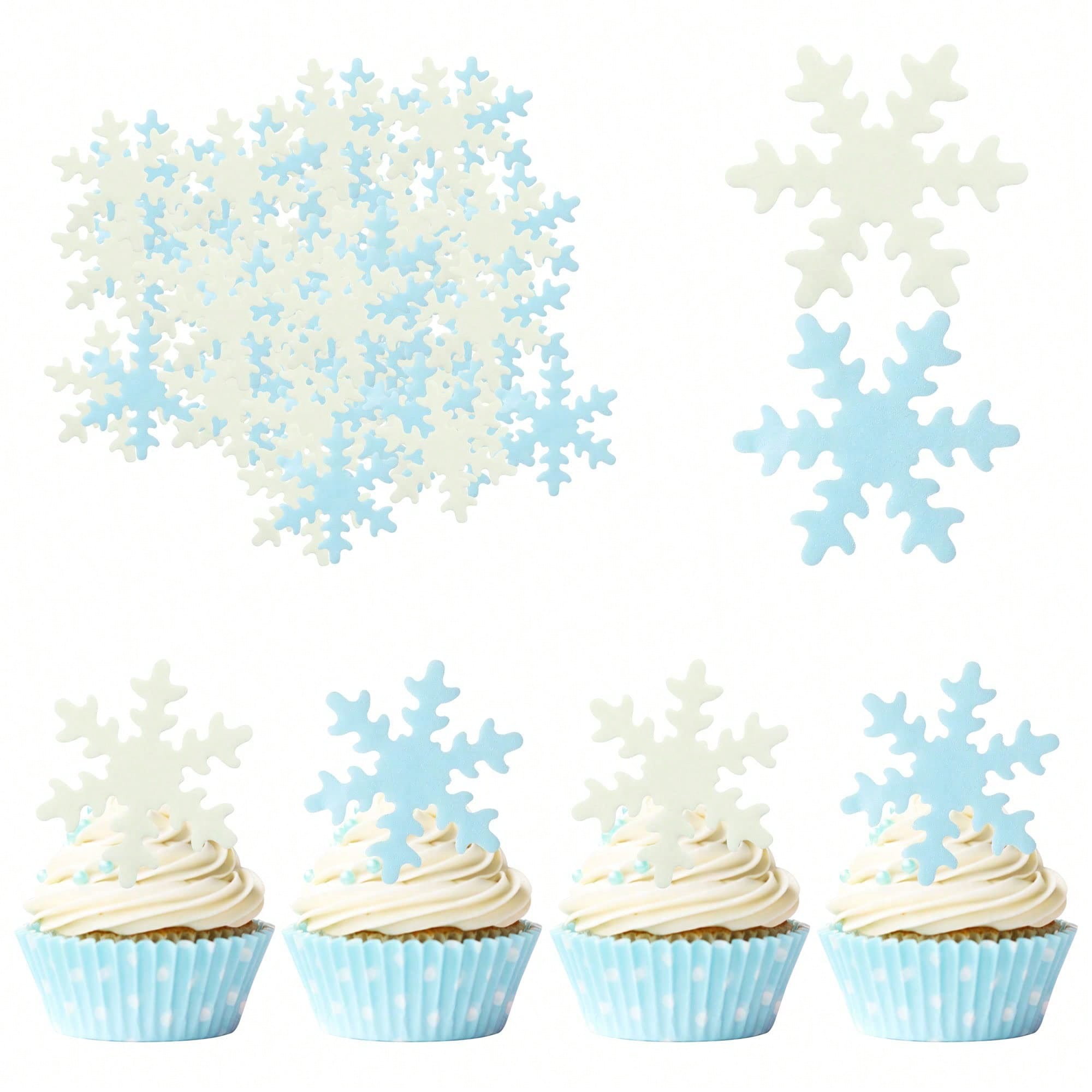 50 adornos para cupcakes azule - Meal Prep Frozen reseña y precio