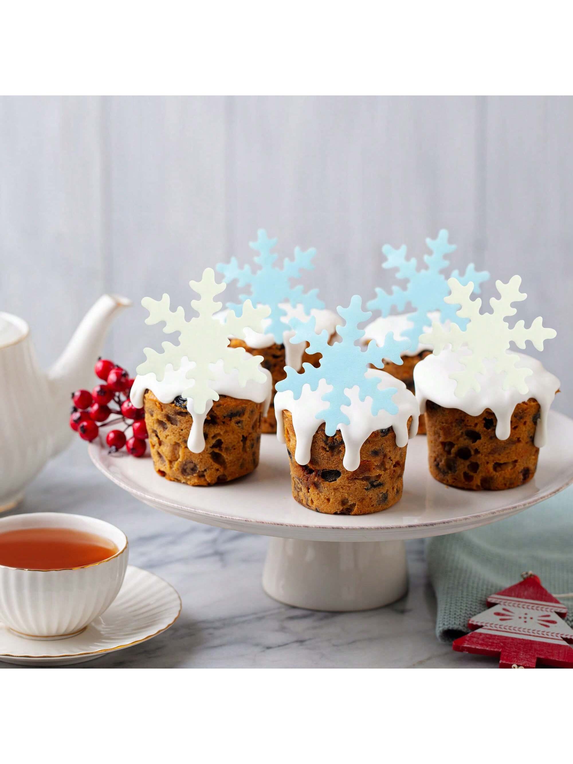 50 adornos para cupcakes azule - Meal Prep Frozen reseña y precio