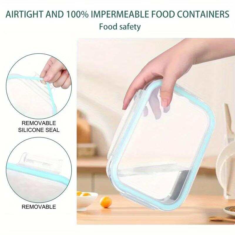 16 recipientes de vidrio sella - Meal Prep Glass Containers With Lids reseña y precio