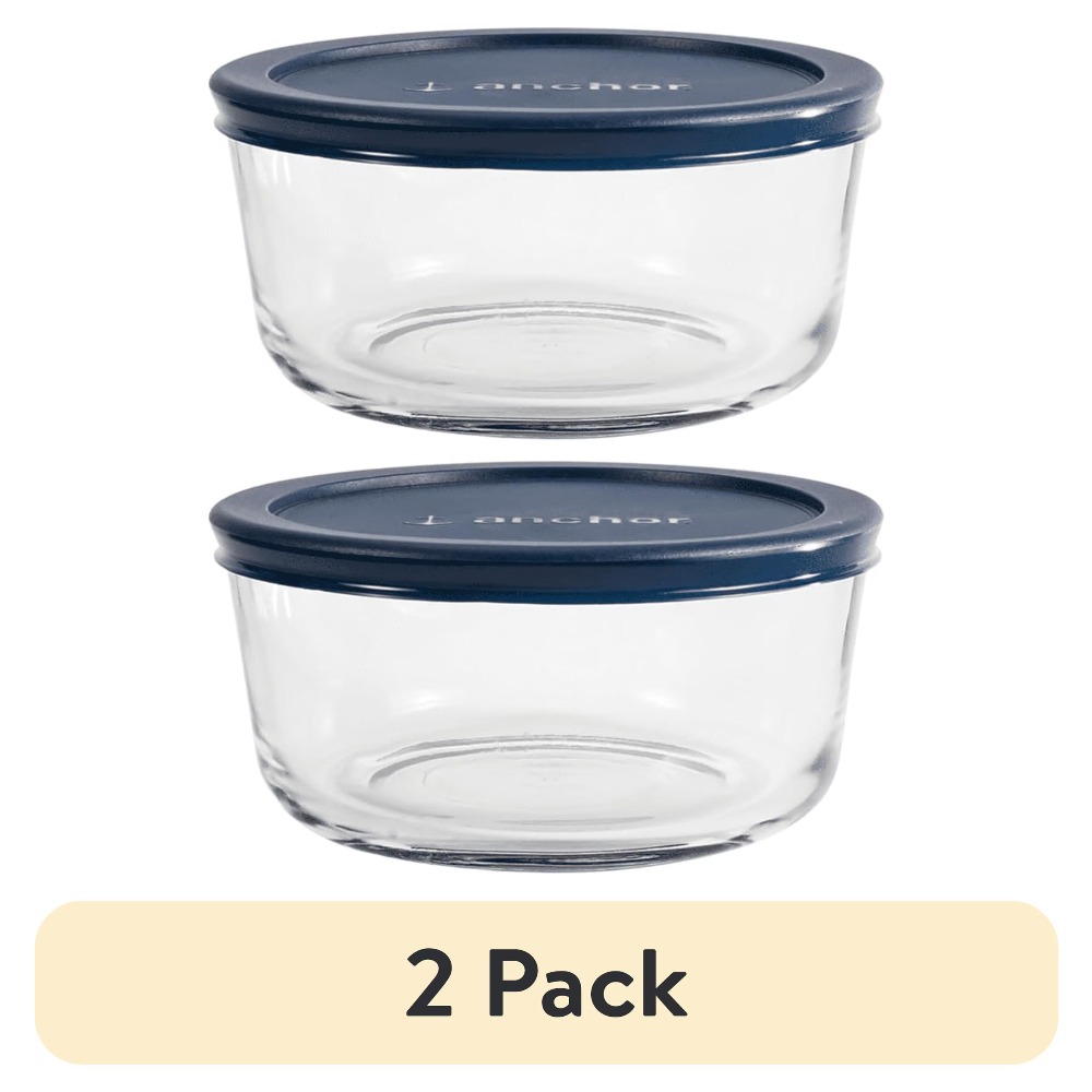 Paquete de 2 Recipientes Redon - Meal Prep Glass Containers With Lids reseña y precio