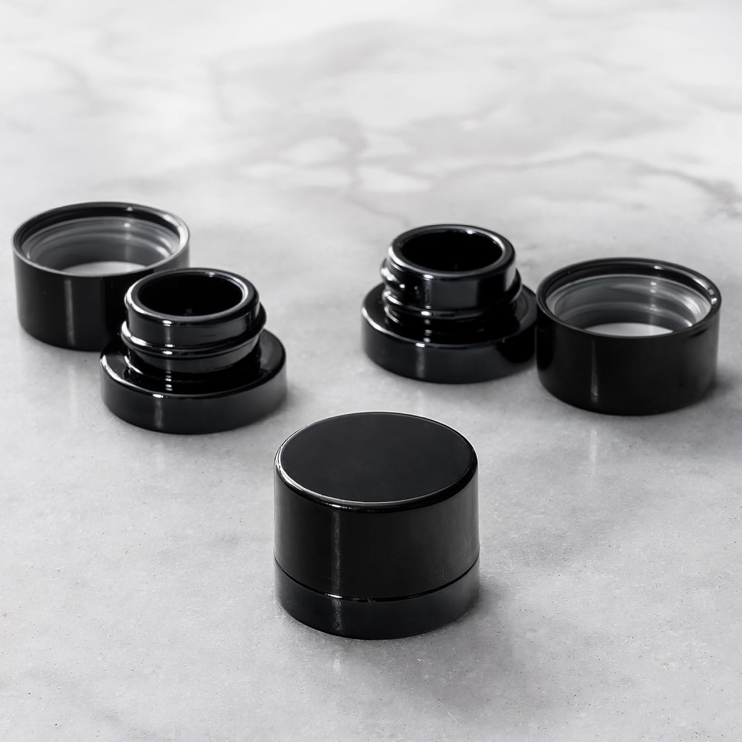 Frascos de vidrio negro de 5 m - Meal Prep Glass Containers With Lids reseña y precio