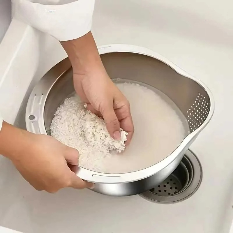 Colador de Acero Inoxidable An - Meal Prep Plan reseña y precio