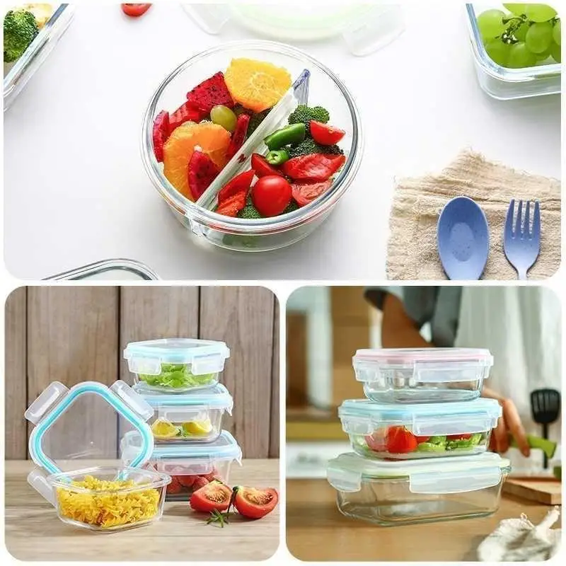 Recipiente para Almacenamiento - Glass Container Set reseña y precio