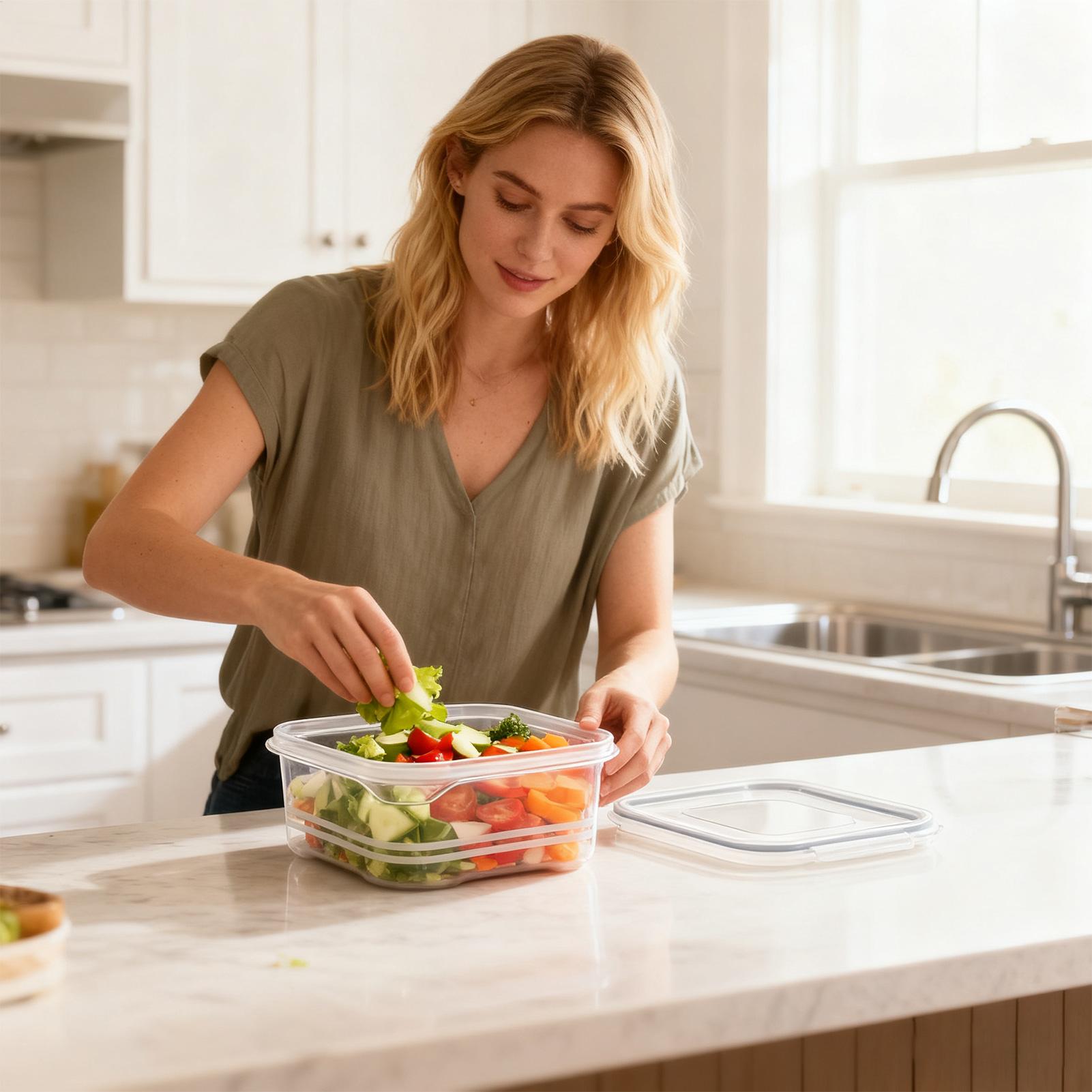 Refrigerador de almacenamiento - Meal Prep Organizer reseña y precio