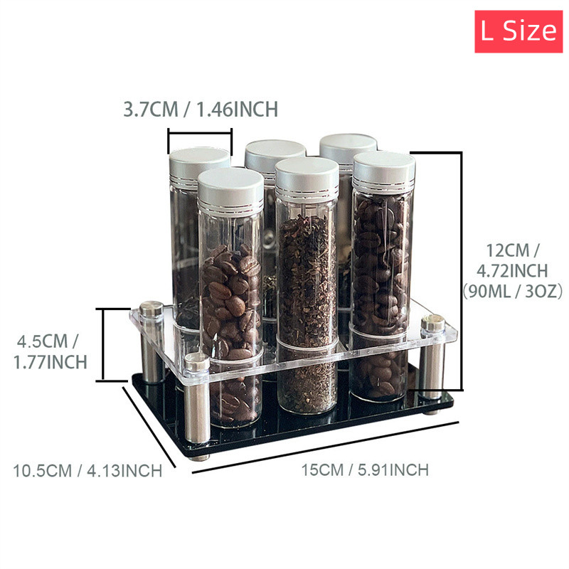 Contenedor de almacenamiento d - Glass Container Set reseña y precio