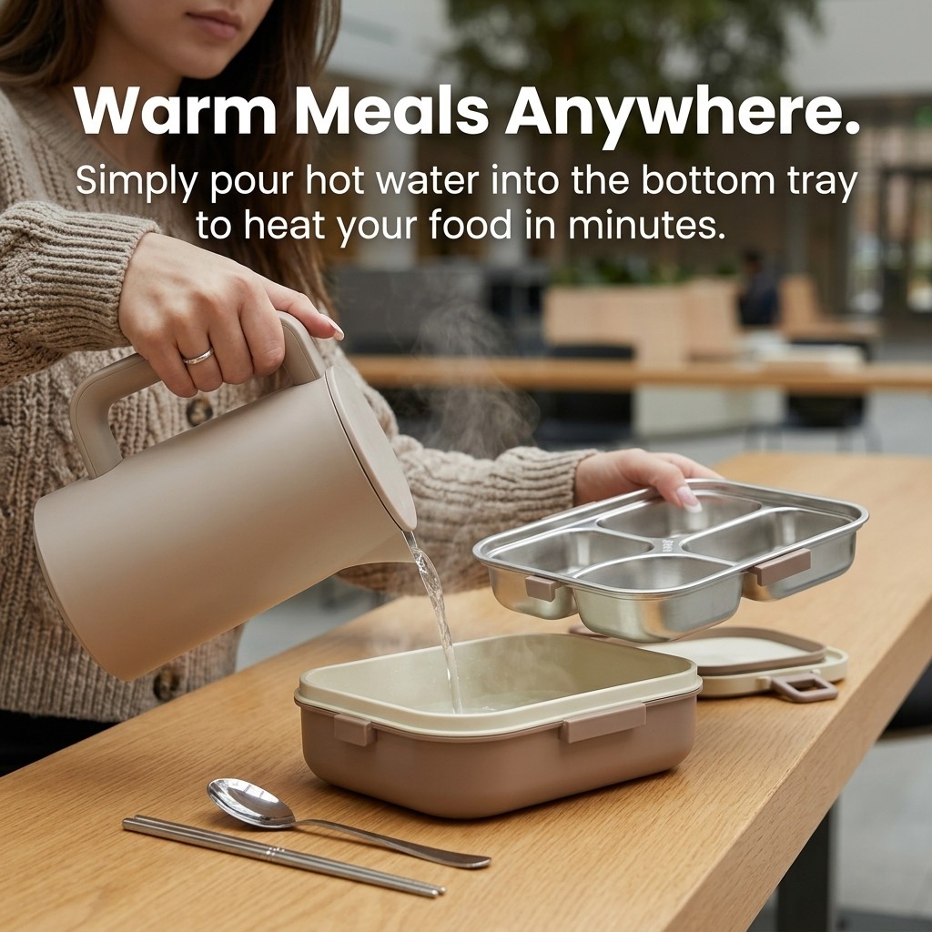 Lonchera Hermética de Acero In - Meal Prep Plan reseña y precio